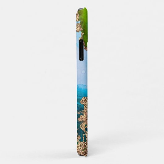 Zellenfall mit wunderschönen Jewel Tones Case-Mate iPhone Hülle (Hinten/Rechts)