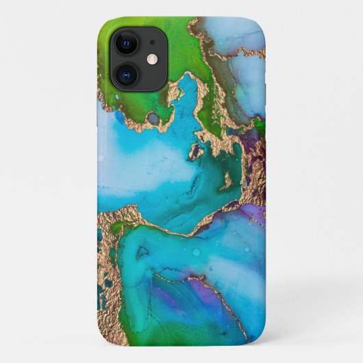 Zellenfall mit wunderschönen Jewel Tones Case-Mate iPhone Hülle (Rückseite)