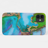 Zellenfall mit wunderschönen Jewel Tones Case-Mate iPhone Hülle (Rückseite (Horizontal))