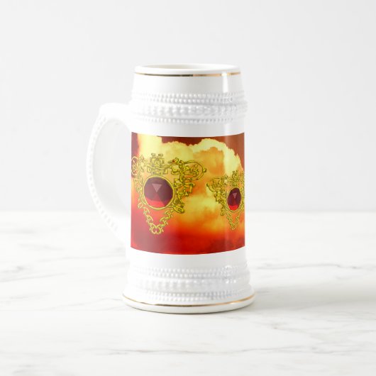 ZELLENHERZ BIERGLAS (Vorderseite Links)