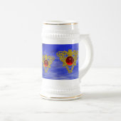 ZELLENHERZ BIERGLAS (VorderseiteRechts)