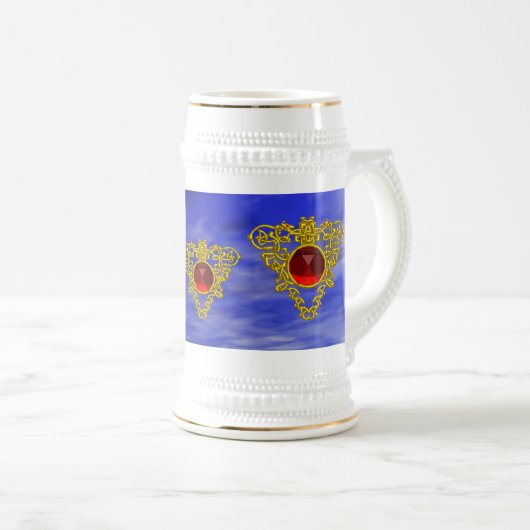 ZELLENHERZ BIERGLAS (VorderseiteRechts)