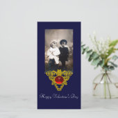 ZELLENHERZ FEIERTAGSKARTE (Stehend Vorderseite)