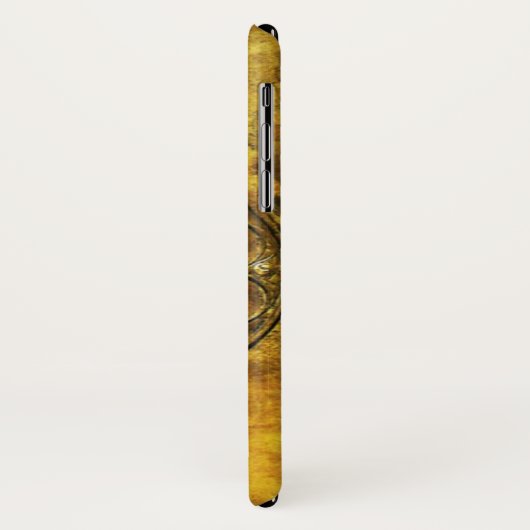 ZELLENKRIEGSSCHIEDE LILA AMETHYST GEM MONOGRAMM Case-Mate iPhone HÜLLE (Hinten/Links)