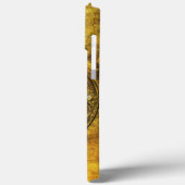 ZELLENKRIEGSSCHIEDE LILA AMETHYST GEM MONOGRAMM Case-Mate iPhone HÜLLE (Rückseite / Links)