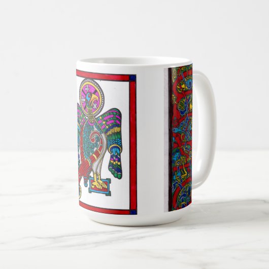 ZELLENKUNST KAFFEETASSE (VorderseiteRechts)