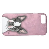 Zellentelefon-Kastenrosa Boston-Terriers Case-Mate iPhone Hülle (Rückseite (Horizontal))