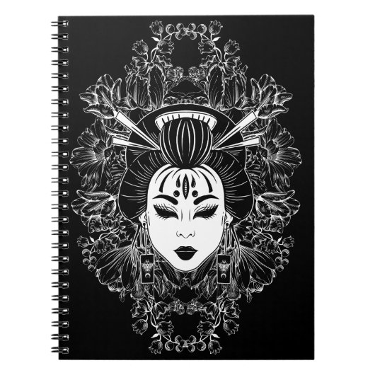 ZELLESTIAL MYSTICAL JAPANESE GEISHA SPIRIT AUF SCH NOTIZBLOCK (Vorderseite)