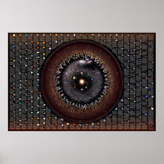 ZELLESTIAL ZOO - Astronomische Fauna erklärt Poster