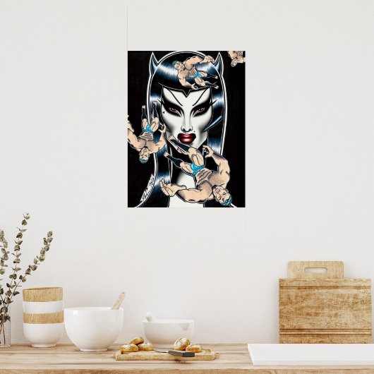 zellgebunden poster (Küche)