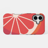 Zellhülle mit orangefarbener iPhone 16 hülle (Rückseite (Horizontal))