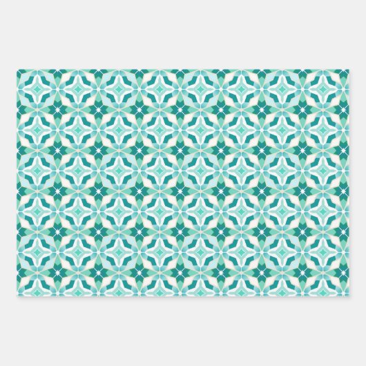 Zellij-Muster - Geschenkpapier (Vorderseite 3)