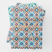 Zellij-Muster - Geschenkpapier (Beispiel)