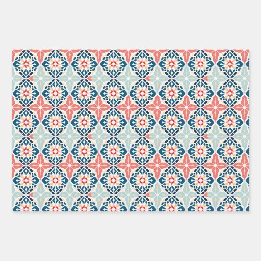 Zellij-Muster - Geschenkpapier Set (Vorderseite 2)
