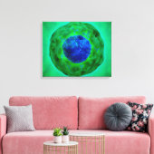 Zellkerne mit Chromosom 1 Leinwanddruck (Insitu (Wohnzimmer))