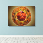 Zellkerne mit Chromosom 3 Leinwanddruck (Insitu (Holzboden))