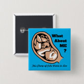 Zellklumpen oder Baby PRO-LIFE Button (Vorne & Hinten)
