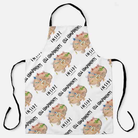 Zellkomponenten in der Biologie Schürze (Vorderseite)