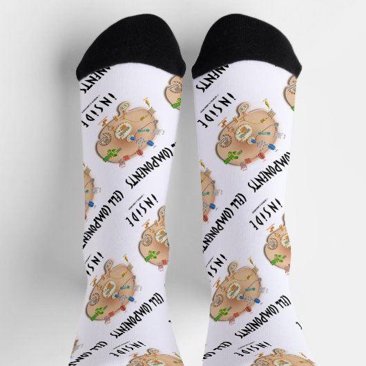 Zellkomponenten in der Biologie Socken (Oben)