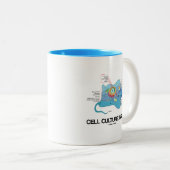 Zellkultur-Innere (Eukaryotic Zelle) Zweifarbige Tasse (VorderseiteRechts)