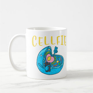 Zelllebenswissenschaftlerin Kaffeetasse