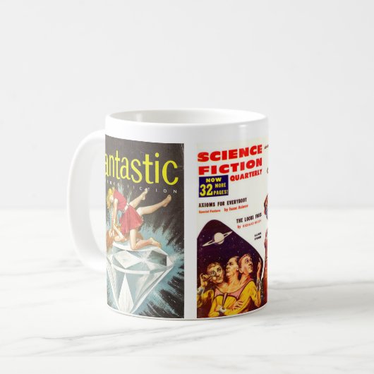 Zellstoff der Science Fiction 32 Kaffeetasse (Vorderseite Links)