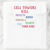 Zelltürme töten Aufkleber (Tasche)