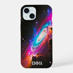 Zelluläre Fantasy Schwarzes Loch Custom iPhone 15 Hülle
