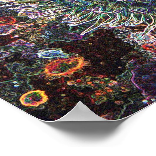 Zelluläre Herkunft Poster (Ecke)