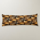 "Zelluläre Leinwand" Seitenschläferkissen (Rückseite)