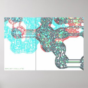 Zelluläre Rohrleitung Poster