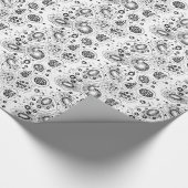 Zellulärer Entwurf Geschenkpapier (Ecke)