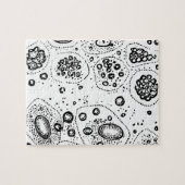 Zellulärer Entwurf Puzzle (Horizontal)