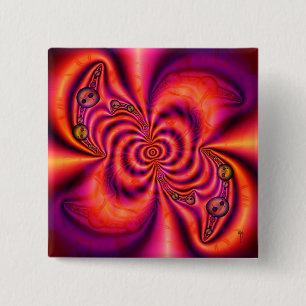 Zellulärer gewundener Knopf Button