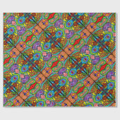 Zellularkunst-Geschenkpapier Geschenkpapier (Flach)