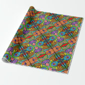 Zellularkunst-Geschenkpapier Geschenkpapier (Ungerollt)