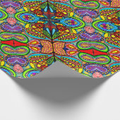 Zellularkunst-Geschenkpapier Geschenkpapier (Ecke)
