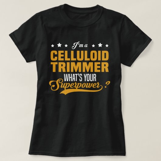 Zelluloid Trimmer T-Shirt (Design vorne)