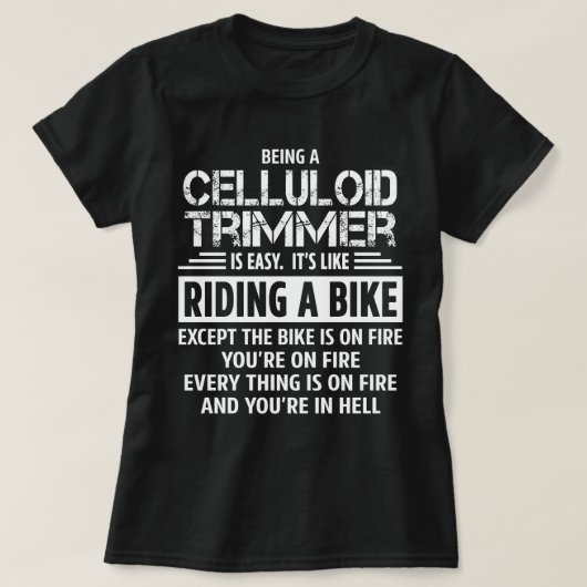 Zelluloid Trimmer T-Shirt (Design vorne)