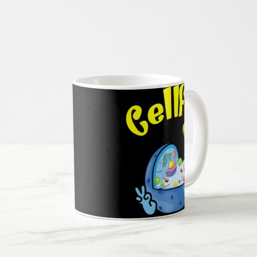 Zellzelluläre Biologie Funny Science Biology Kaffeetasse (VorderseiteRechts)