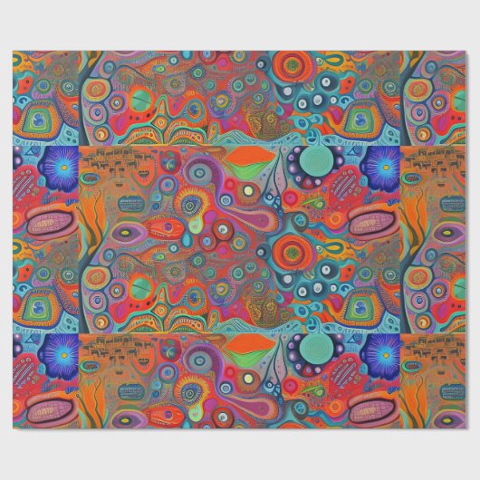 Zelmeer Geschenkpapier (Flach)