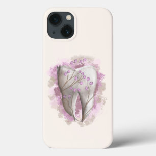 Zelt & Blume, surrealistische Malerei. Zahnkunde Case-Mate iPhone Hülle