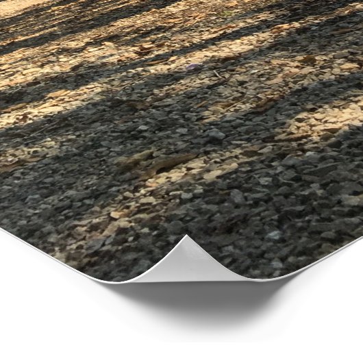 Zelt Camping am See Poster (Ecke)