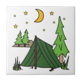 Zelt-Camping Fliese (Vorderseite)