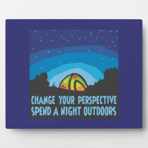 Zelt-Camping Fotoplatte