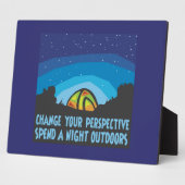 Zelt-Camping Fotoplatte (Seite)