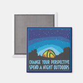 Zelt-Camping Magnet (Vorderseite/Rückseite)