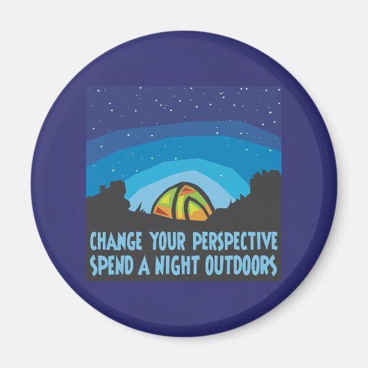 Zelt-Camping Magnet (Vorne)