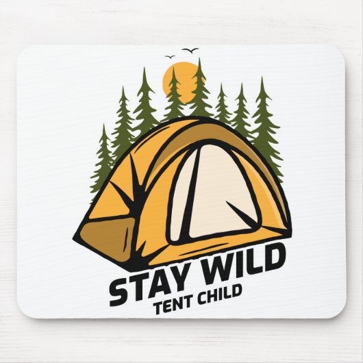 Zelt-Camping Mousepad (Vorne)