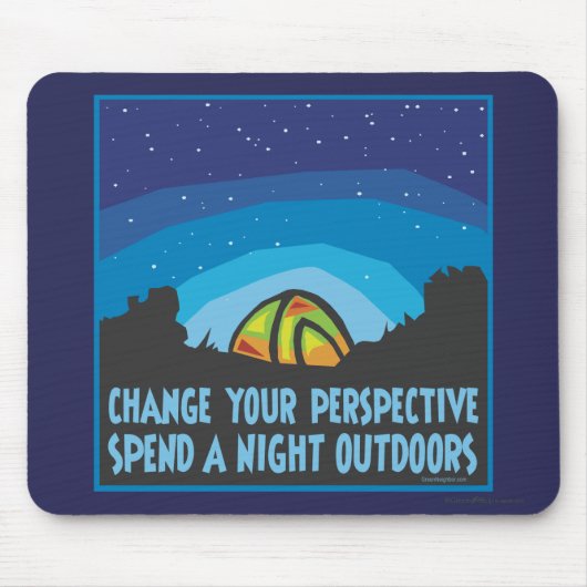 Zelt-Camping Mousepad (Vorne)